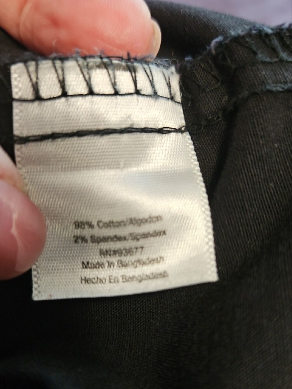 St. John's Bay Black Skort - Picture 4 of 5